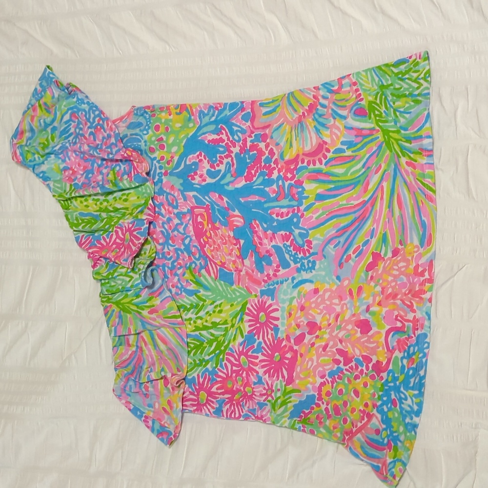 WORN ONCE LOVERS CORAL LILLY PULITZER